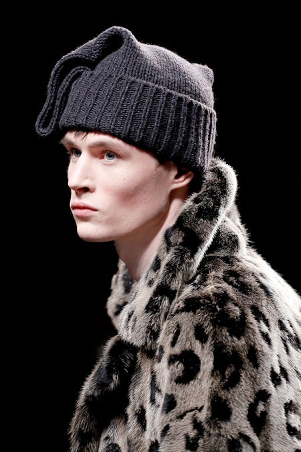 Snow Leopard coat at Louis Vuitton A/W13