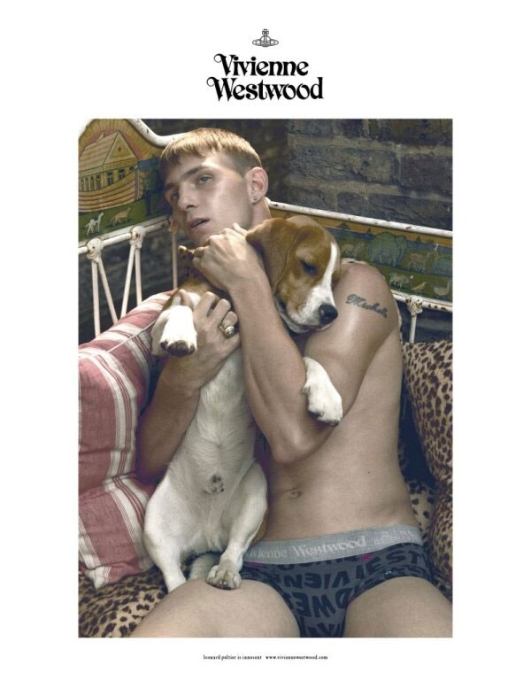 Henry in the Vivienne Westwood S/S10 men&#39;s underwear campaig