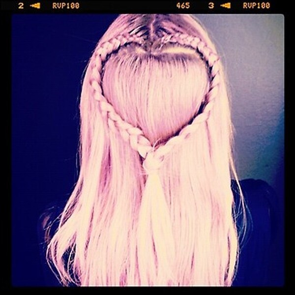 Heart braid by @sapphireringlet