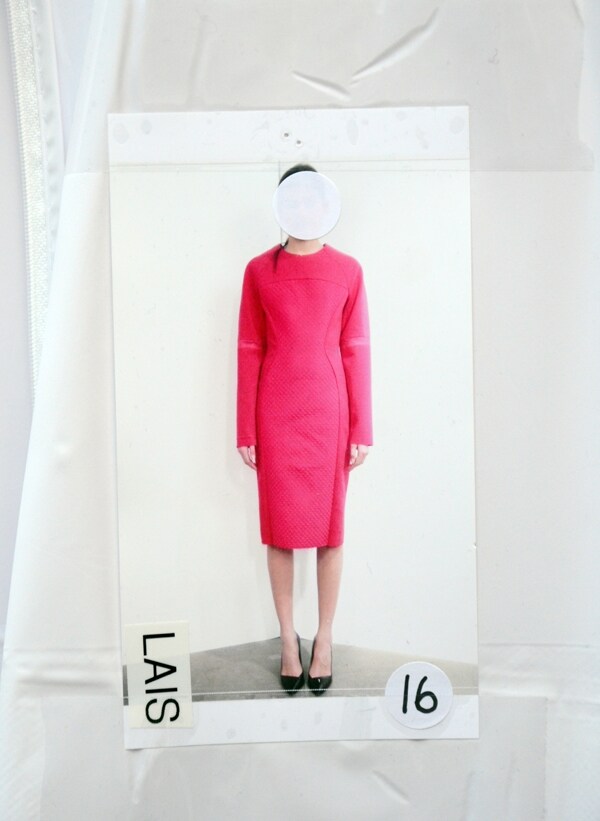 Backstage at DKNY A/W13