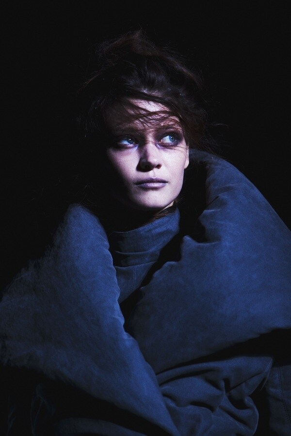 Diana Moldovan at Gareth Pugh A/W13