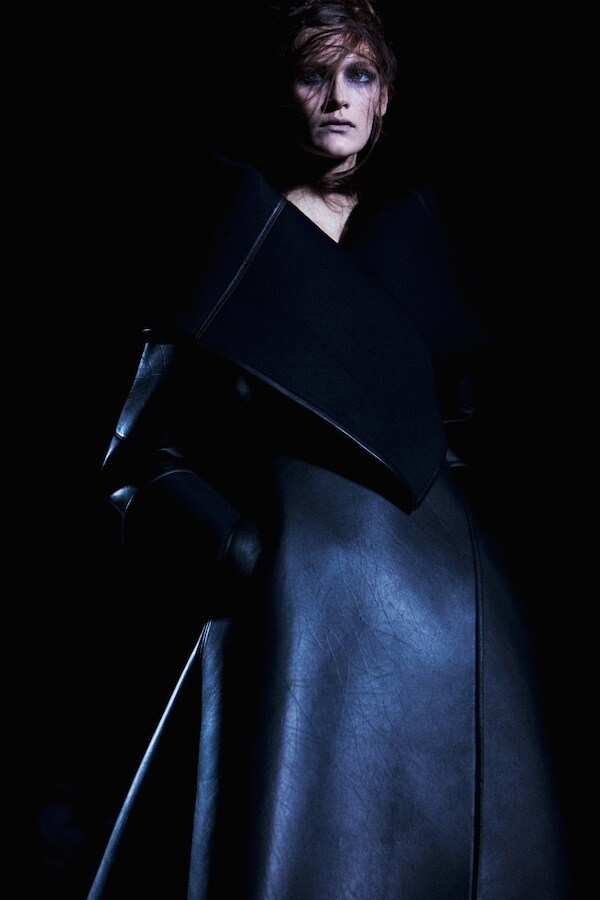 Fia Ljungstr&#246;m at Gareth Pugh A/W13