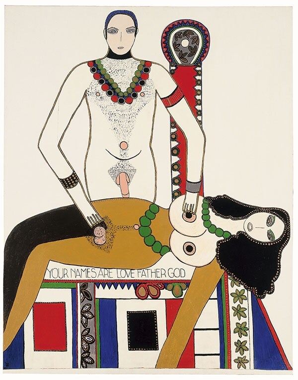 Dorothy Iannone, Your Names Are Love Father God, 1970-71