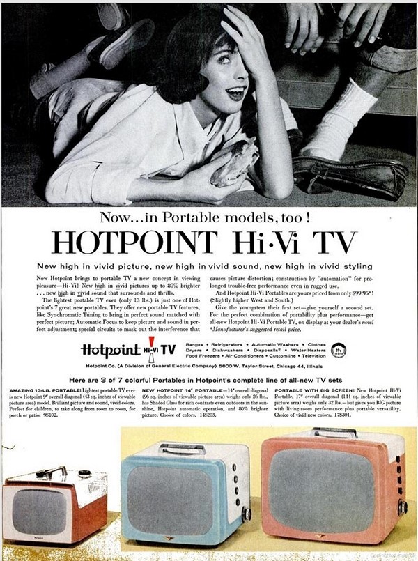 Hotpoint Hi-Vi TVs, 1960s