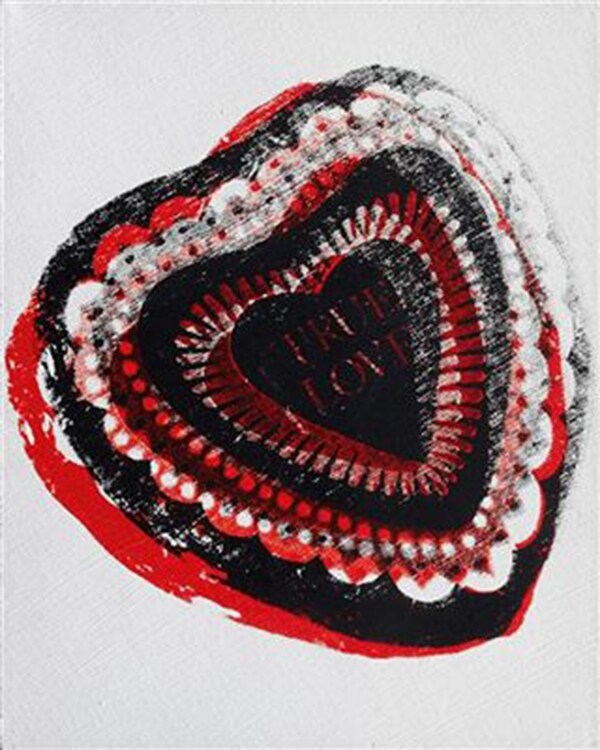Andy Warhol, True Love, 1984 at the Under the Influence Auct
