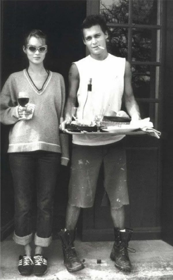 Kate Moss and Johnny Depp, 1994