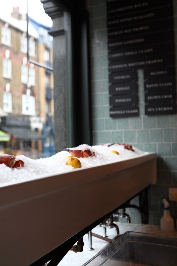 Newman Street Tavern shellfish