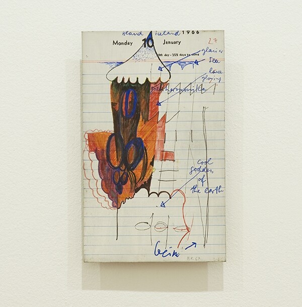 Dieter Roth, Untitled (Diary Page)