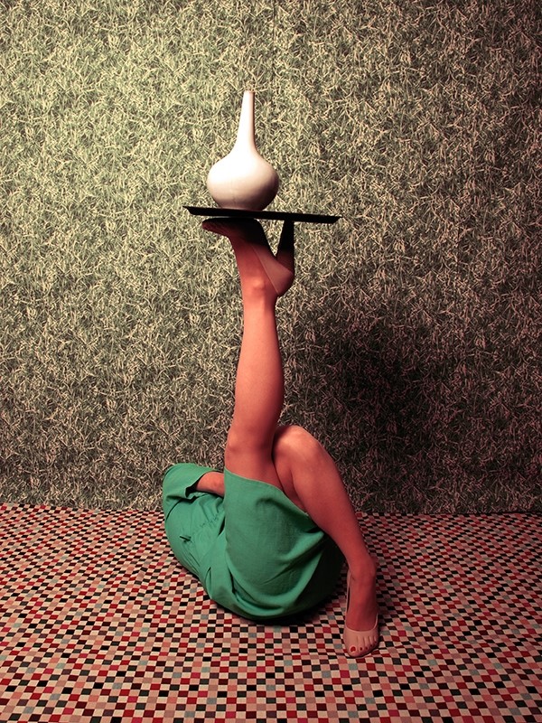 Isabelle Wenzel, Objectification, With C&#233;line Shoes And Vase