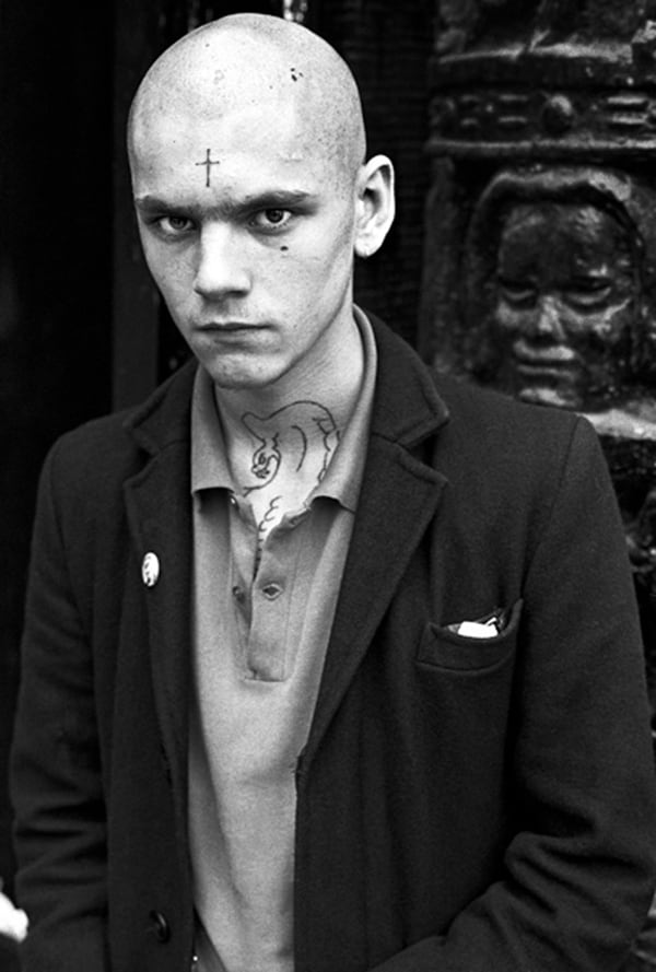 Mark in Leicester Square, 1981