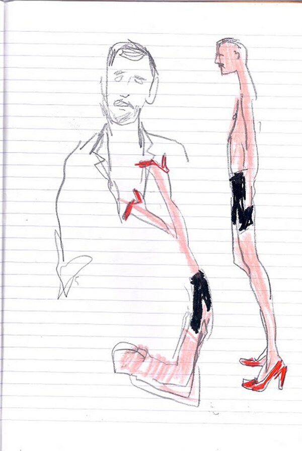 Sketch from the Tumblr Wars party