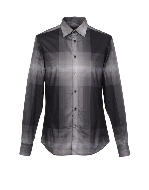 Shirt - Long sleeved, poplin checked shirt