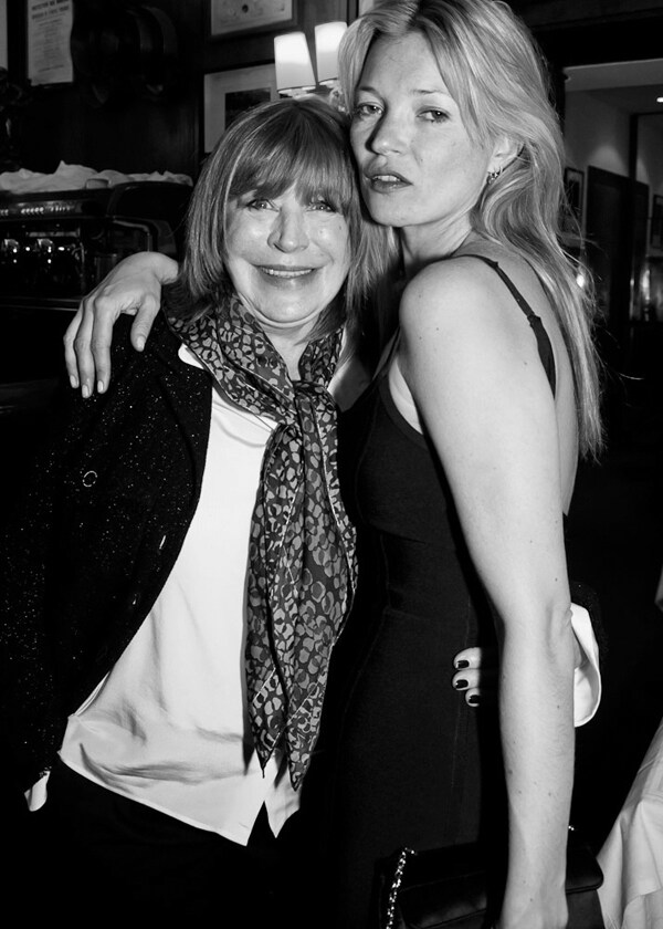 Marianne Faithfull and Kate Moss