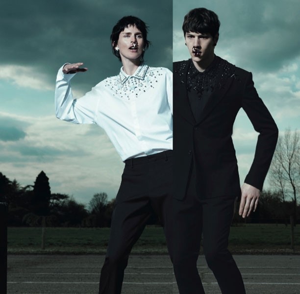 Givenchy A/W12 featuring Stella Tennent and Simone Nobili, s