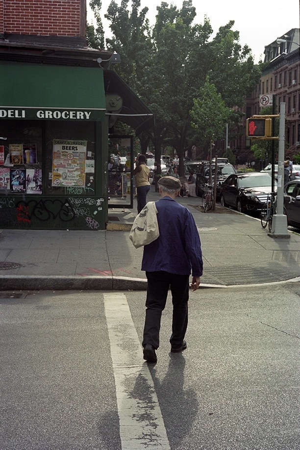 Jonas Mekas in Brooklyn
