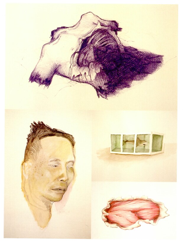GCSE artwork by Jake and Dinos Chapman