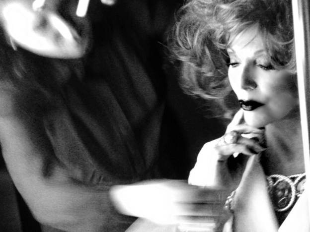 Joan Collins behind the scenes