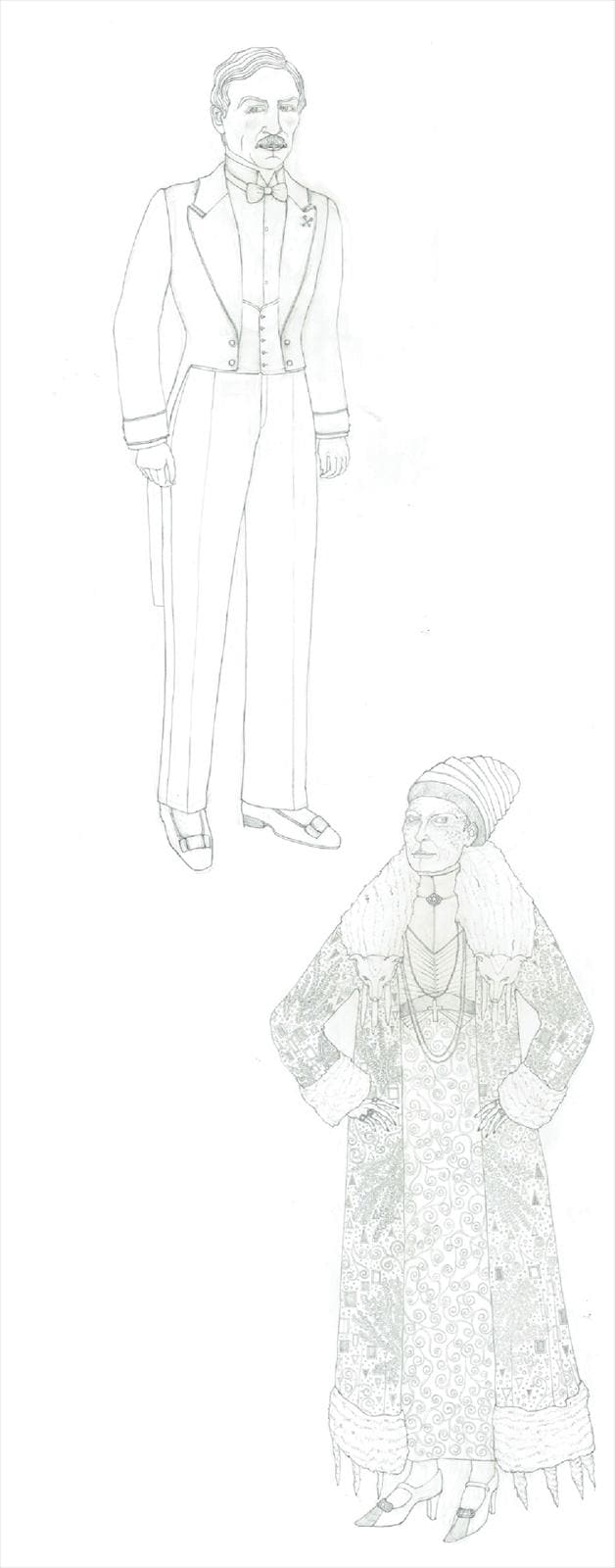 Production sketches by Juman Malouf