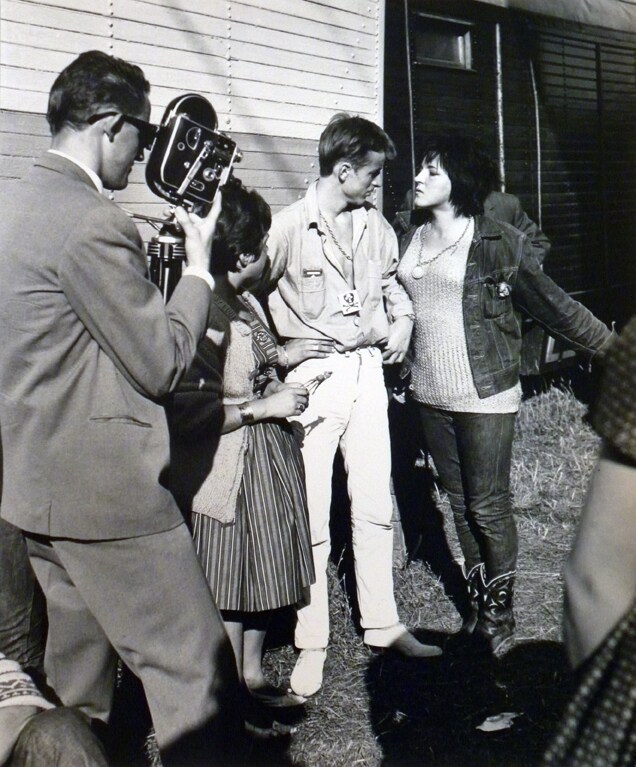Yvette vor der Kamera, Albisgoetti, Zurich, 1962