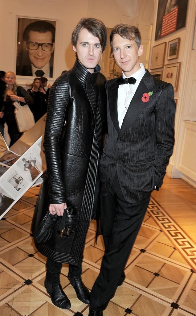 Gareth Pugh and Jefferson Hack at the Dazed 20th Anniversary