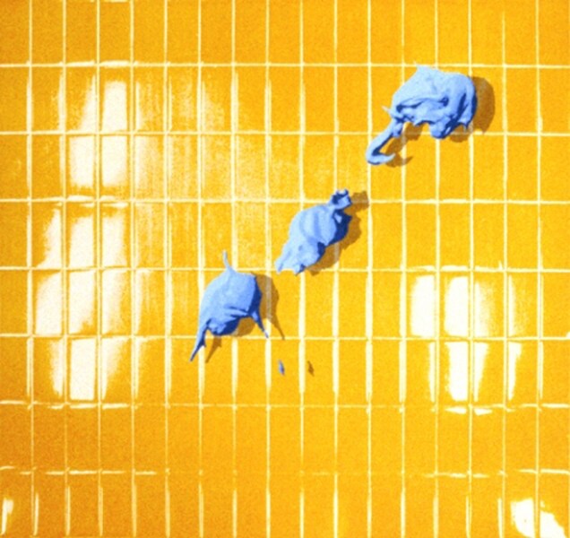Blue Splash by Tim Mara, 1980