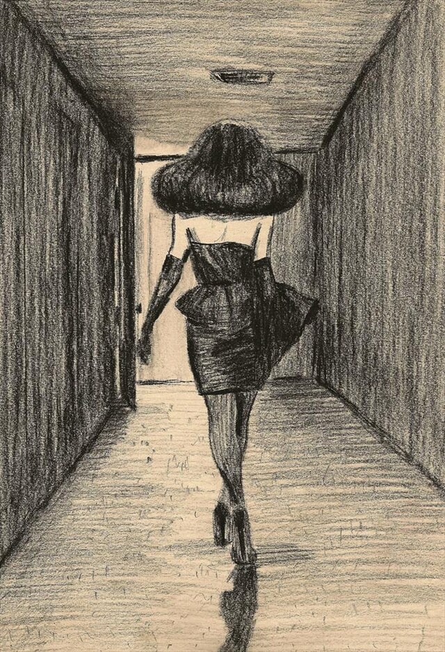 Lanvin S/S10, Look 3, Illustrations by Zoe Taylor