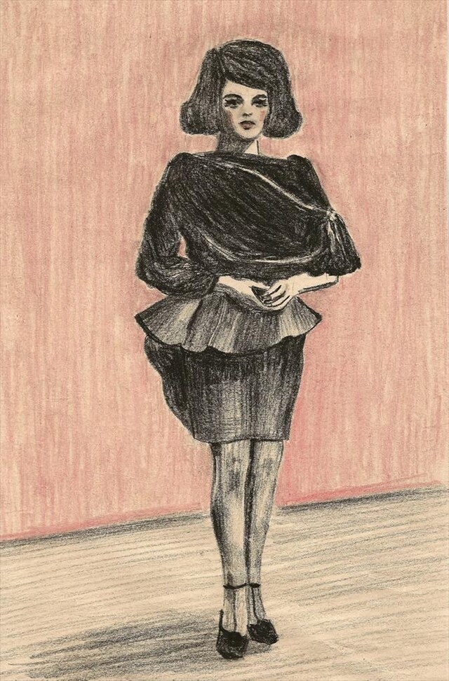 Lanvin S/S 10, Look 5, Illustrations by Zoe Taylor