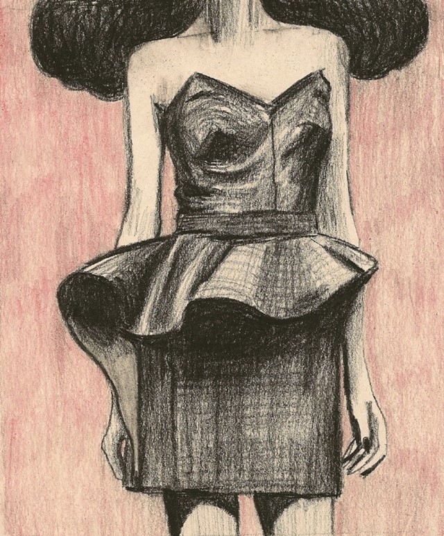 Lanvin S/S 10, Look 3 detail, Illustrations by Zoe Taylor