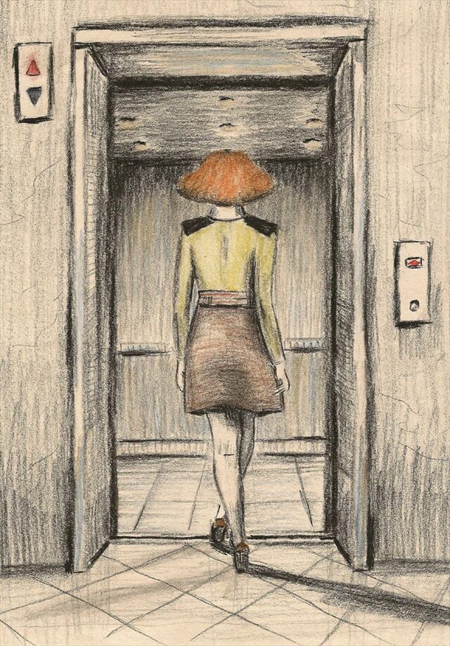 Celine S/S10 Illustration by Zoe Taylor