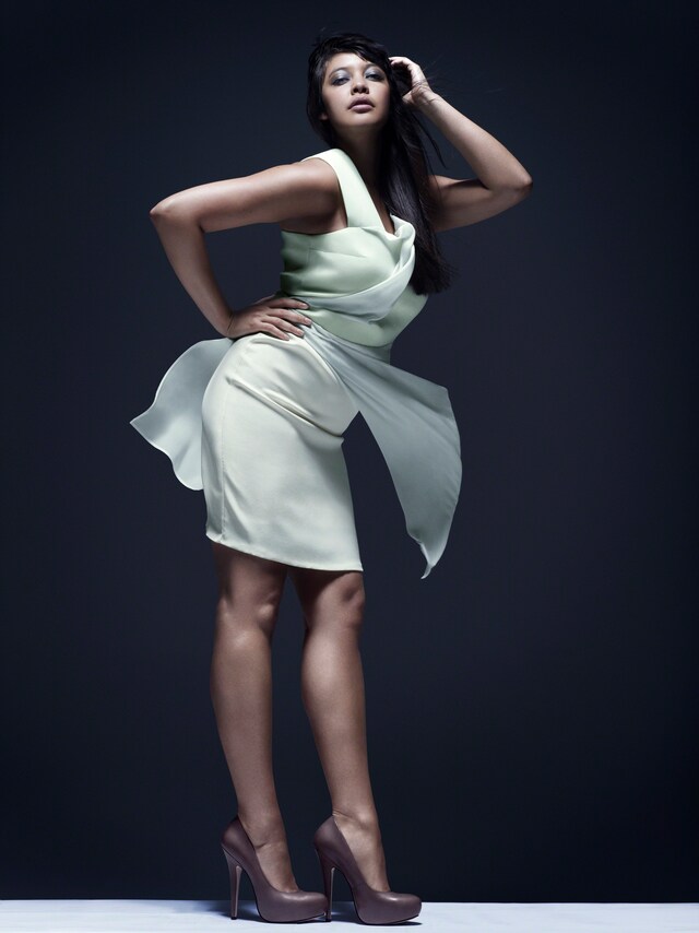 Naomi Shimada wears Hussein Chalayan, 2010