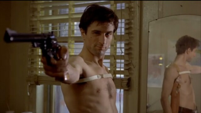 The &quot;You talkin&#39; to me?&quot; scene in Taxi Driver