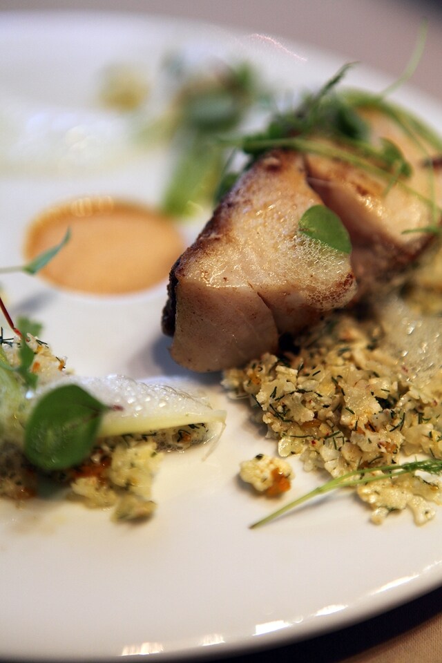 Club Gascon Pollock and Cauliflower Couscous