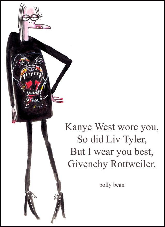 Polly Bean in Givenchy