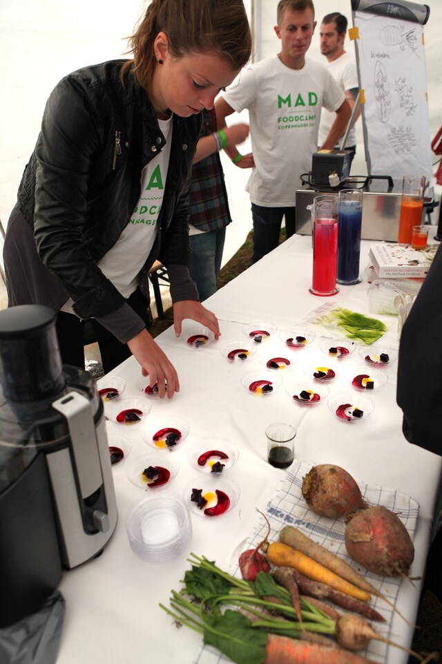 Vegetable Jellies at Mad Foodcamp, Copenhagen