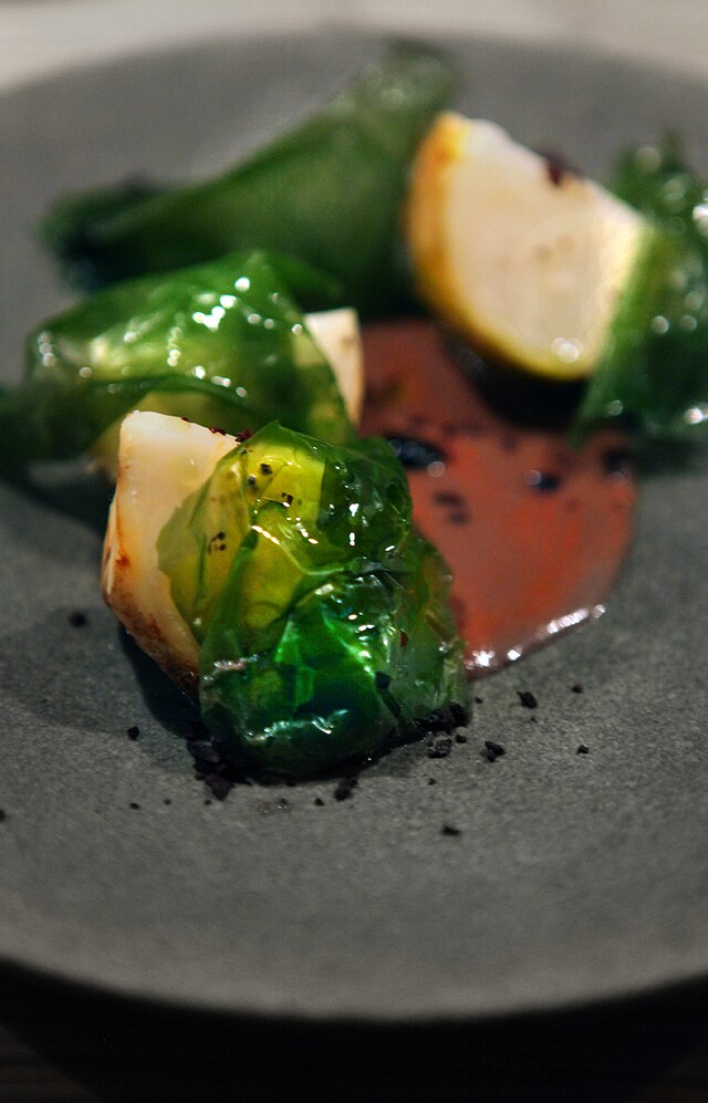 Celariac with Olive Seaweed