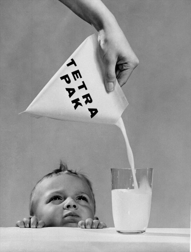 Tetra Pak milk carton advertisement