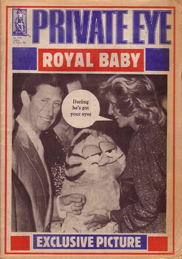 Private Eye front cover, No.594, 21 September, 1984