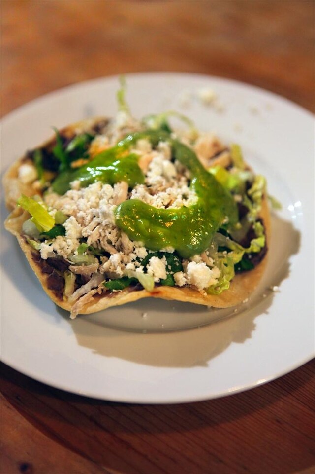 Tostada at Casa Morita