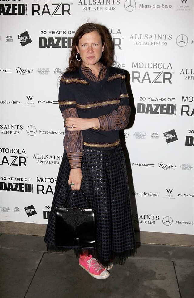 Katie Grand at the Dazed 20th Anniversary Exhibition and Boo