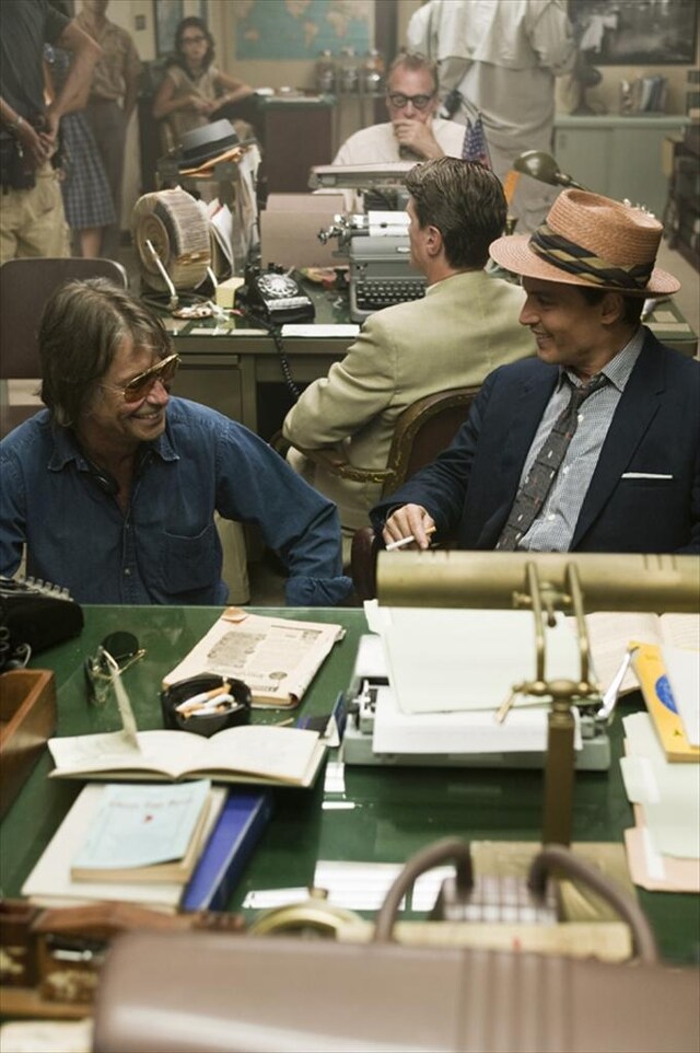 Bruce Robinson and Johnny Depp (Paul Kemp), The Rum Diary
