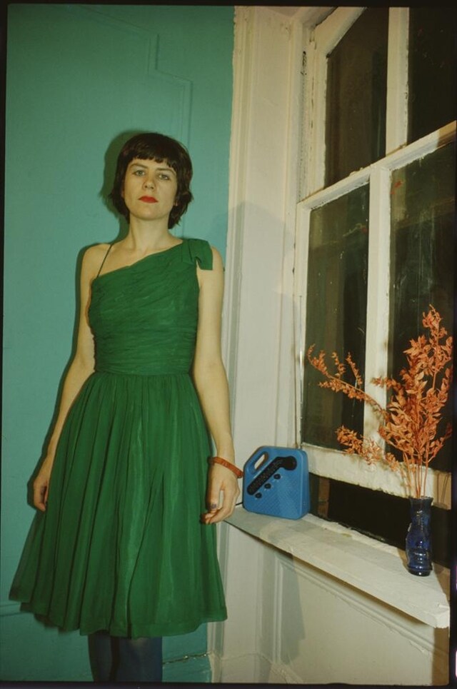 Vivienne in the green dress, New York City 1980