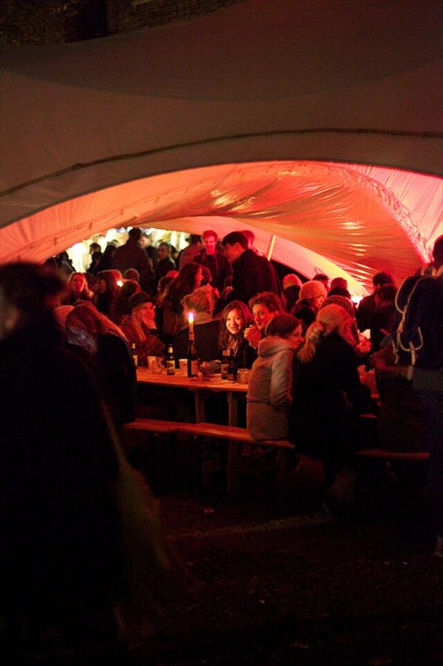 Beer tent at The Long Table