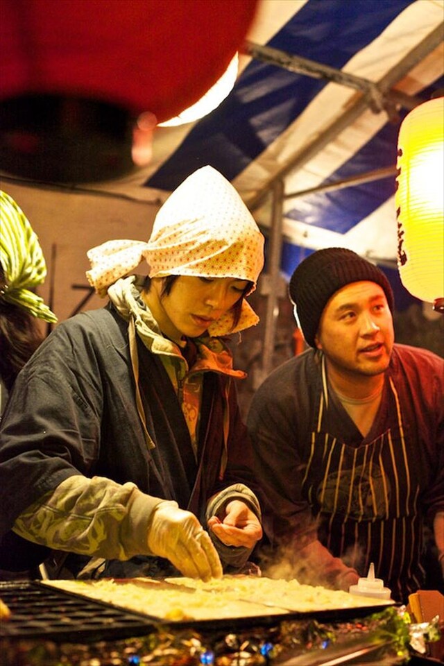 Making octopus balls