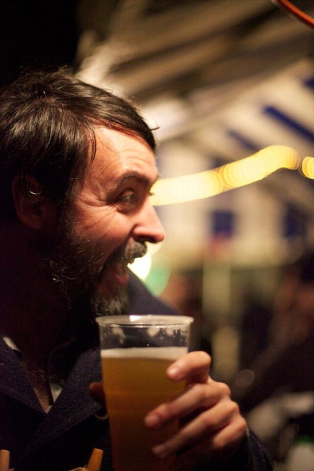 Nuno Mendes with drink