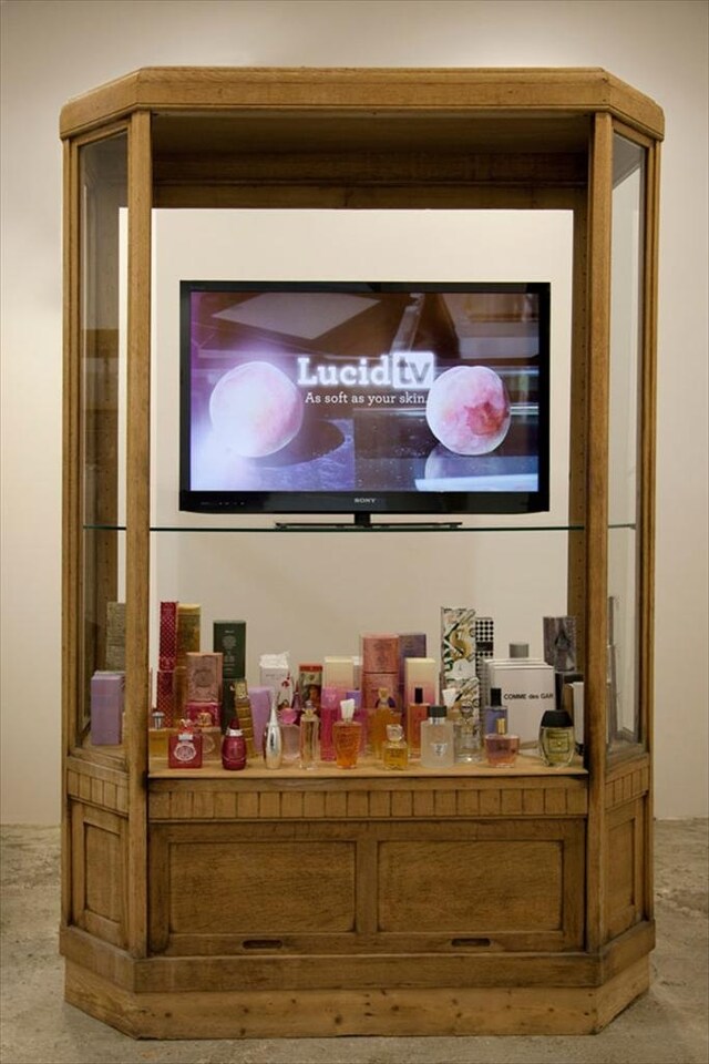 Lucid TV vitrine at Trading Museum, Paris
