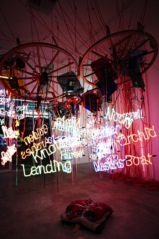 Untitled (Chandelier), Jason Rhoades, 2004
