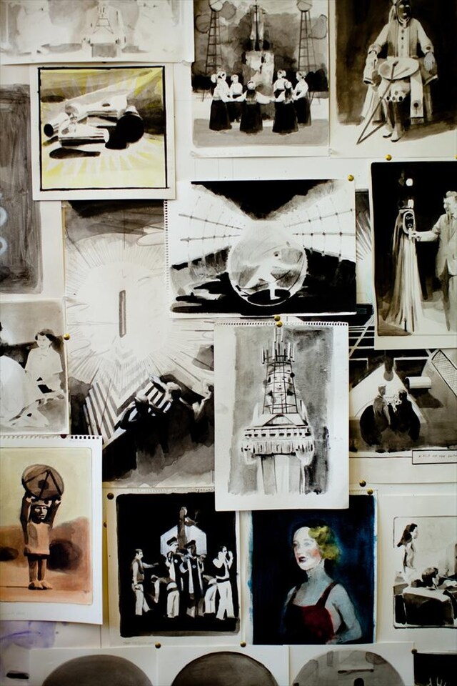 Adam Dix&#39;s studio