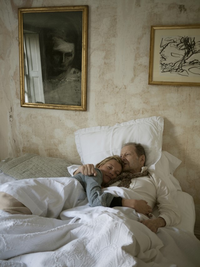 Kate Moss and Lucian Freud in Bed, 2010