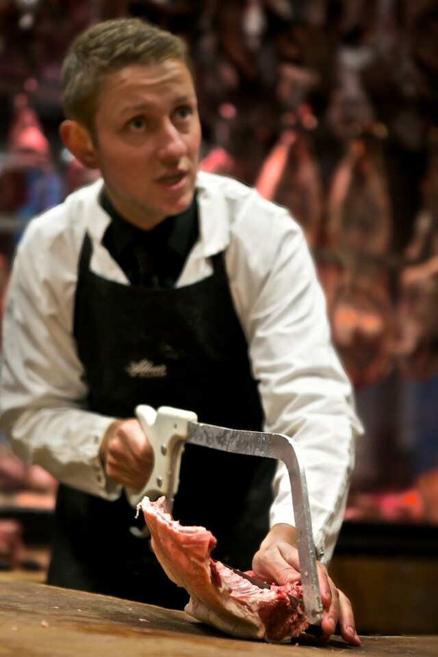 Butchery class manager Michael Gale