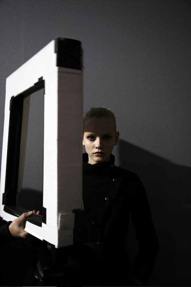 Backstage at YSL, Photography by Alfredo Piola